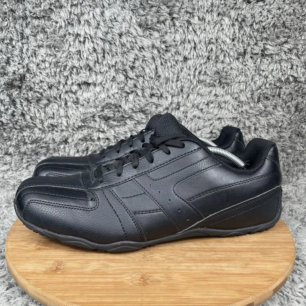 SafeTStep Simon Oxford Shoes Men's 13 Black Lace Up Casual Non Slip Comfort